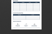 Work Handover Form Template, a Stationery Template by MightyDesign (Thumbnail 5 of 8)