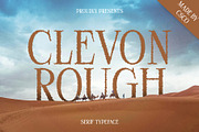 Clevon Rough, a Serif Font by Craft Supply Co. (Thumbnail 1 of 8)