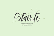 Slainte Script, a Handwritten Font by Beck McCormick (Thumbnail 1 of 10)