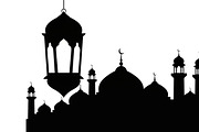 Beautiful Ramadan mosque silhouette, an Illustration by Amazin_art (Thumbnail 3 of 31)