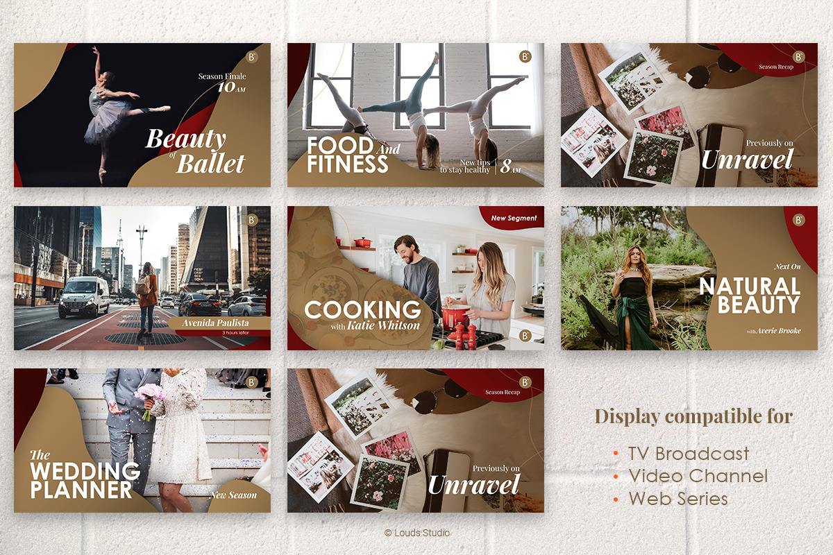 Woman Channel Youtube Broadcast, a Social Media Template by Louds Studio (Photo 4 of 6)