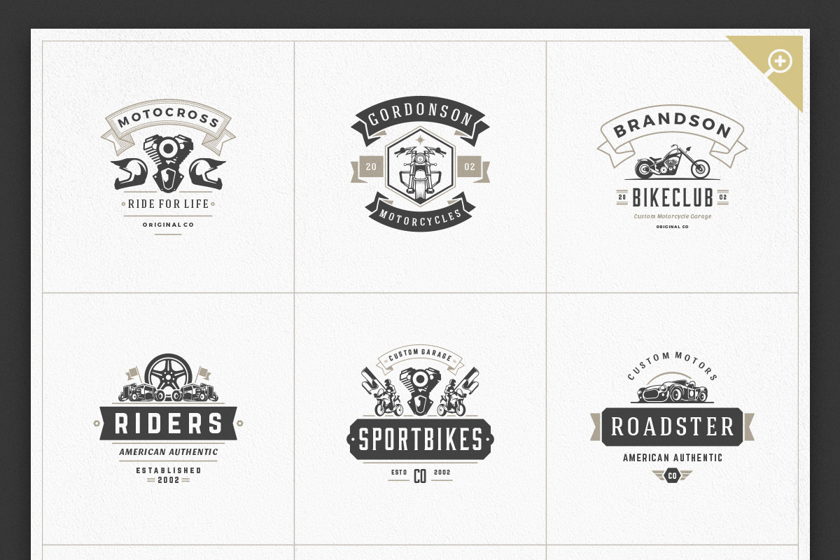 1000 Logos and Badges Bundle, a Branding & Logo Template by Vasya Kobelev (Photo 6 of 39)