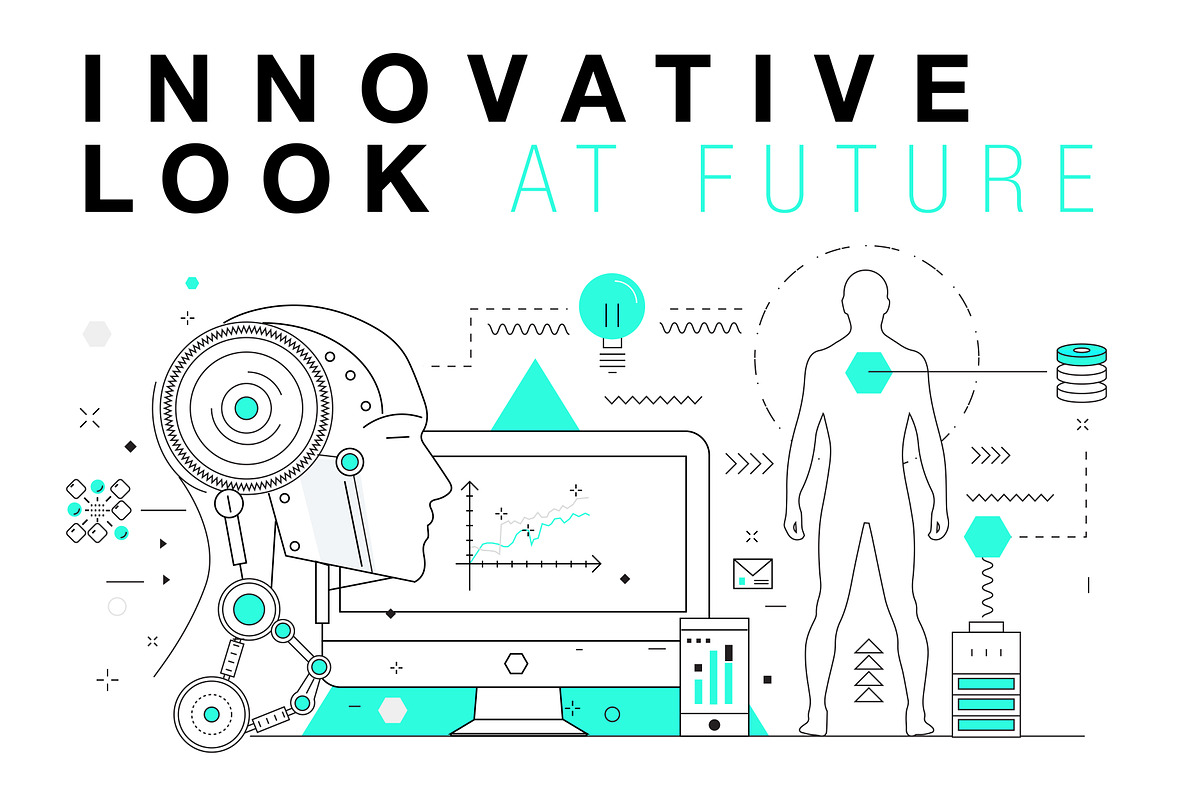 Innovation look at future, a Healthcare Illustration by Vladimir Vihrev (Photo 9 of 10)