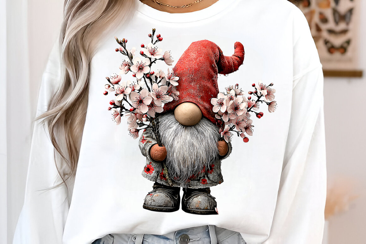Watercolor spring gnomes clipart, an Illustration by SinaCreation (Photo 3 of 8)