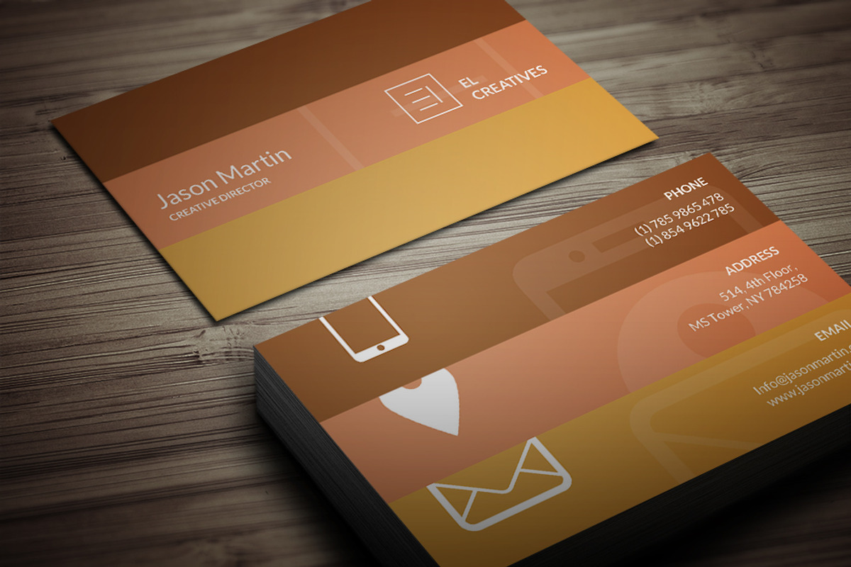 Metro Business Card, a Business Card Template by bouncy (Photo 2 of 4)