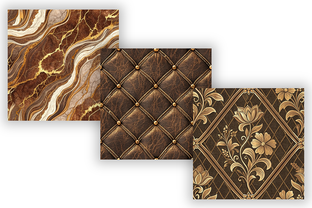 Luxury Bronze Digital Paper Pack, a Pattern Graphic by FloridPrintables (Photo 5 of 8)