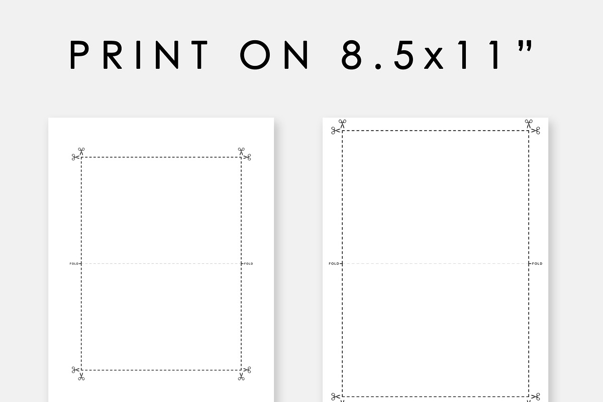 Folded Card Template, an Invitation Template by DesignStudioTeti (Photo 8 of 10)