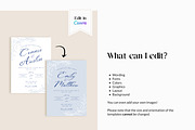 Winter Wedding Invitation Template, an Invitation Template by Cottontail Paper Shop (Thumbnail 5 of 7)