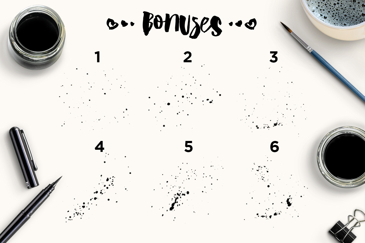 Wiggle Watercolor brush script preview 4