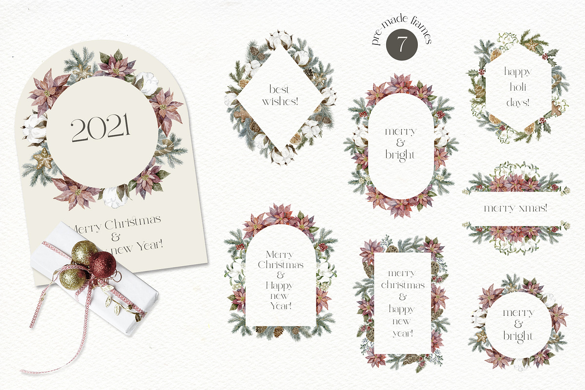 Сool CHRISTMAS Bundle., a Seasonal Illustration by Designwork (Photo 52 of 73)