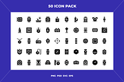 Watch and clock icons, an Outline Icon by Wencory (Thumbnail 1 of 2)