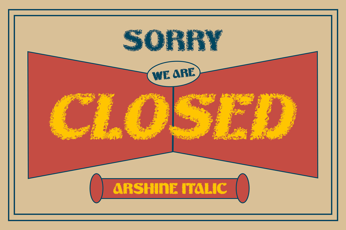 Arshine Unfocus, a Sans Serif Font by Craft Supply Co. (Photo 3 of 8)