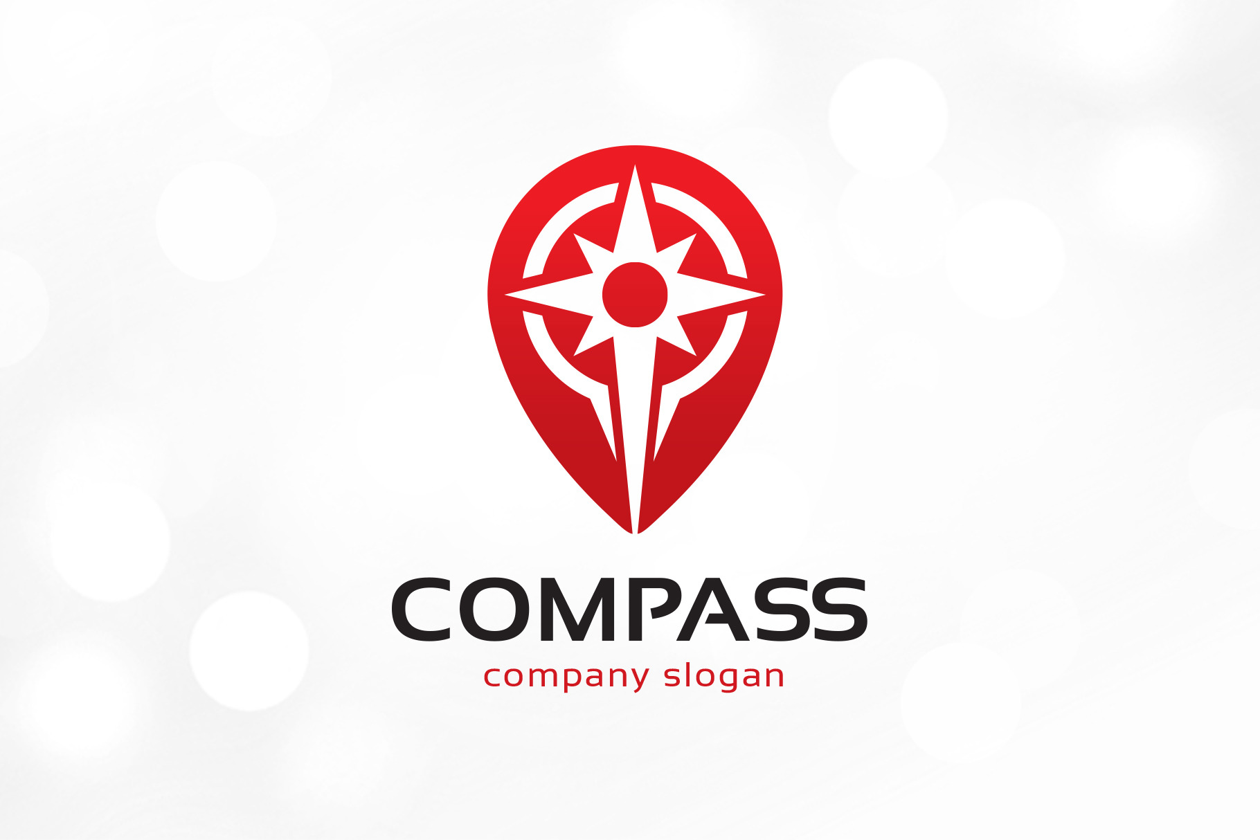Compass Point Logo Template, a Branding & Logo Template by gunaonedesign