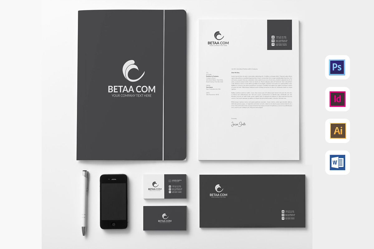 Corporate Identity, a Stationery Template by UX-group (Photo 1 of 8)