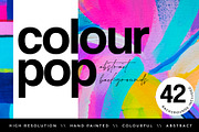 Colour POP Abstract Backgrounds, a Texture Graphic by Carla Fern Designs (Thumbnail 1 of 11)