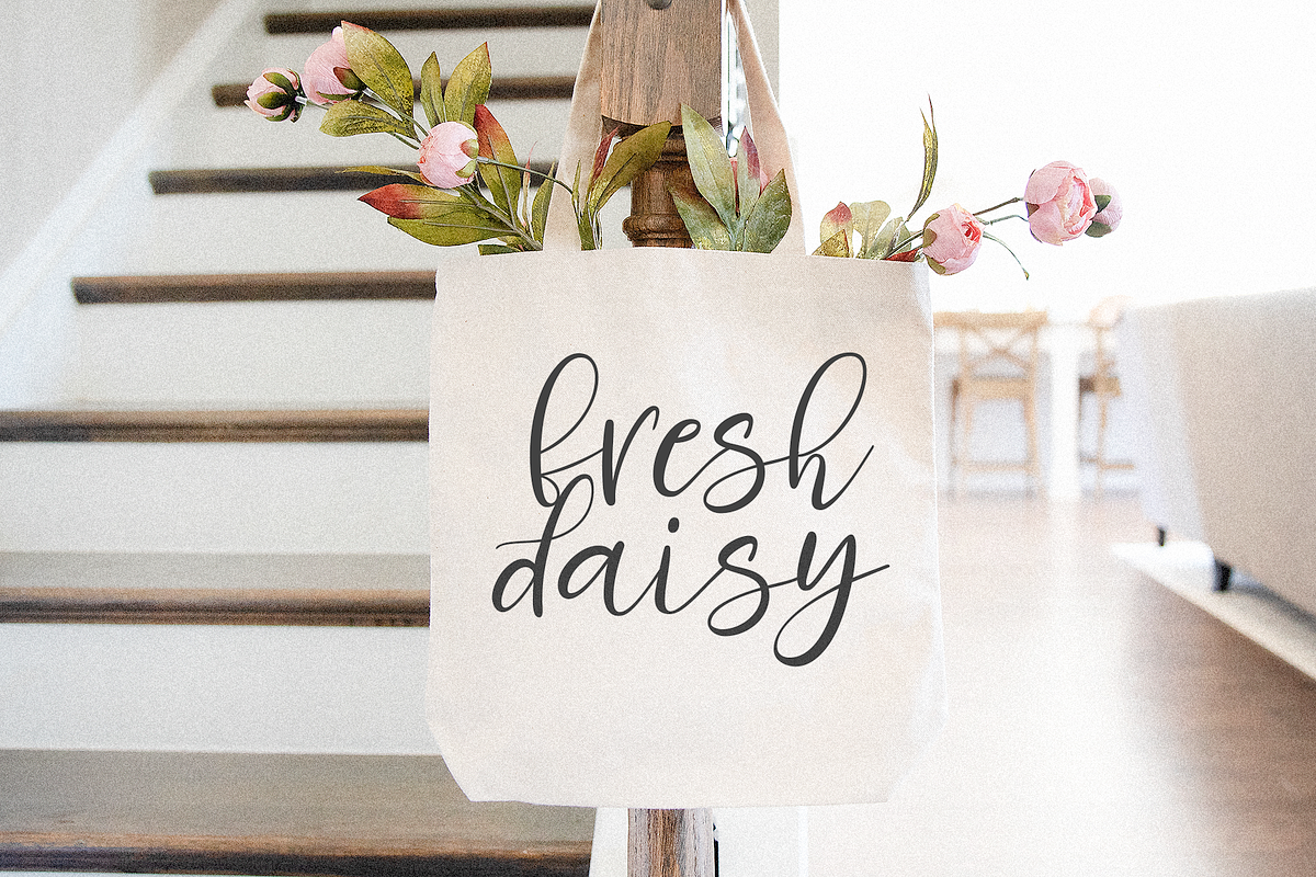 Fresh Daisy | Farmhouse Script Font, a Script Font by KA Designs (Photo 9 of 10)