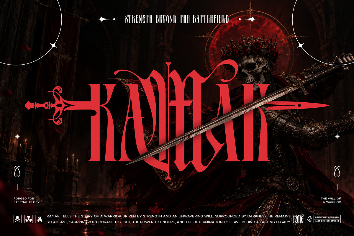 Supremus Typeface, a Blackletter Font by alit design (Photo 18 of 20)