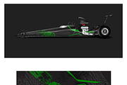 Dynamic Racing Car Graphics, a Transportation Illustration by CarWrap design (Thumbnail 4 of 4)