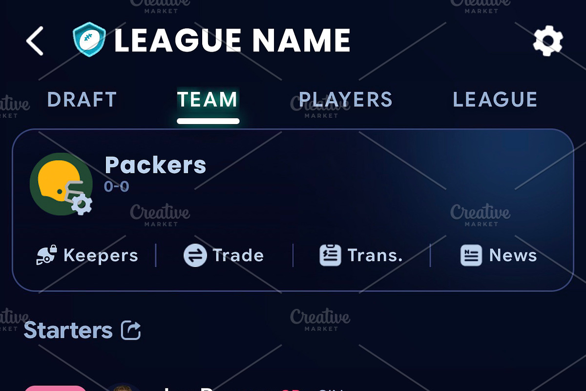 Custom Fantasy Football Helmet Icons, a Solid Icon by Nickosuave (Photo 14 of 14)