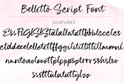 Belletto Script, a Script Font by Mxtama (Thumbnail 17 of 17)