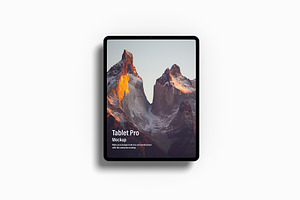 Tablet Pro Screen Mockup