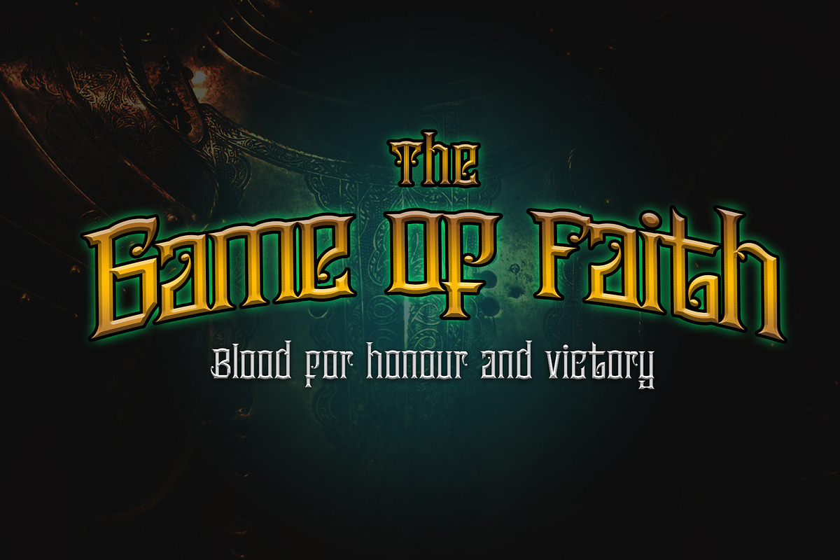 Victory Font Display Classic era, a Blackletter Font by SHEILLA (Photo 2 of 3)
