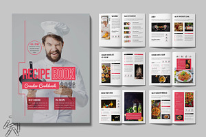 Recipe Book Design Layout, a Brochure Template by MightyDesign