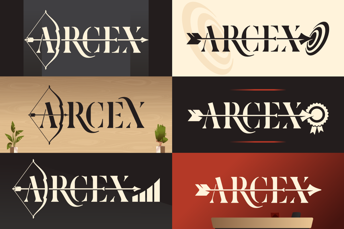 Arcex, a Serif Font by Burntilldead (Photo 3 of 15)
