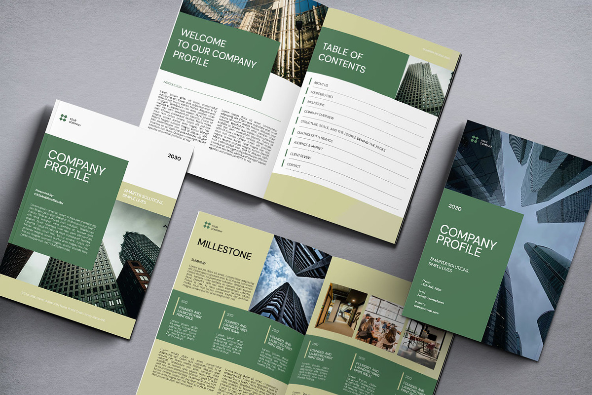 Company Profile Template, a Magazine Template by Haps Space (Photo 5 of 8)