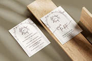 Minimal Wedding Invitation Card, an Invitation Template by DesignGenix (Thumbnail 5 of 7)