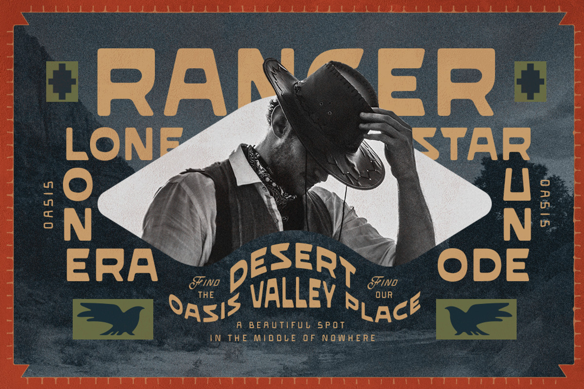 Desert Garden Font Collection, a Sans Serif Font by Opus Nigrum (Photo 7 of 18)