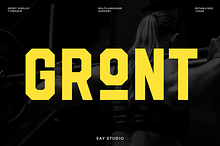 Gront - Bold Sports Branding Font
