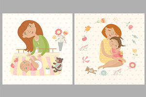 I Love You So! Vector Set.