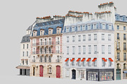 Paris quarter 1, an Architecture 3D Model by happy brush (Thumbnail 1 of 4)