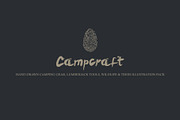 Hand Drawn Camping Illustrations, an Object Illustration by Seaquint (Thumbnail 1 of 5)