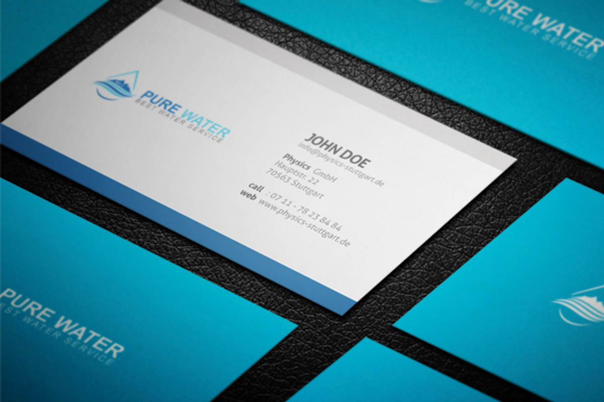 Pure Water, a Branding & Logo Template by luckydesigner (Photo 2 of 2)
