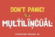 Simple Stamp display font, a Sans Serif Font by Youhhou (Thumbnail 2 of 6)