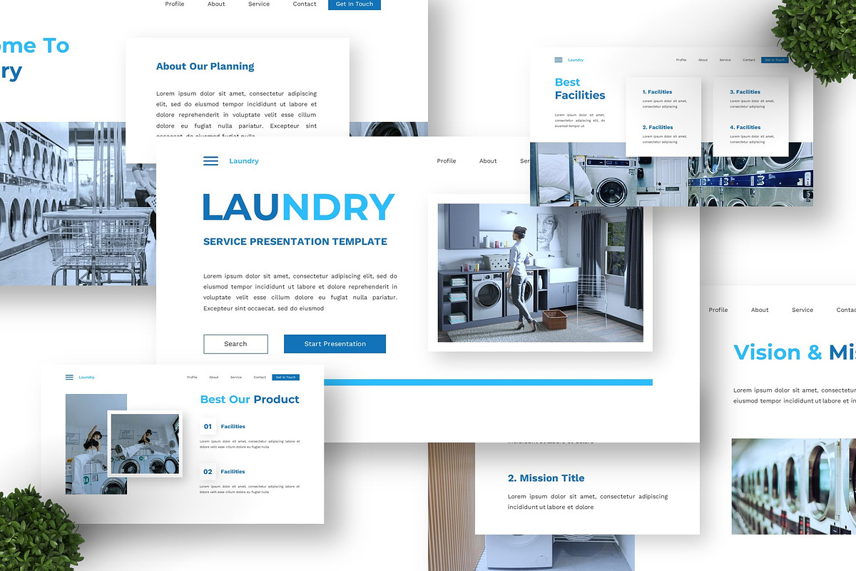 Laundry - Service Google Slide preview 2