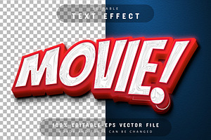 Font Text Effect 3d Editable Vol 18