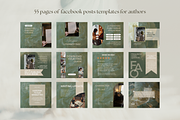 Author Facebook Posts Template, a Social Media Template by Petite Zakka Boutique (Thumbnail 2 of 5)