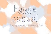 'Hygge Casual' storybook font, a Script Font by Brunch Club Design (Thumbnail 1 of 5)
