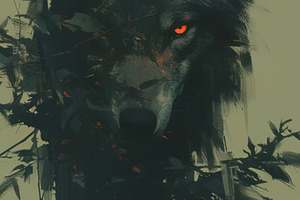 werewolf at night in the fog, a Photo by Pictures for you!!!!!!!!!