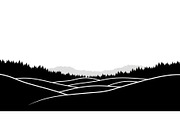 Nature Landscape Silhouette Bundle, an Illustration by Gfx_Store (Thumbnail 3 of 6)