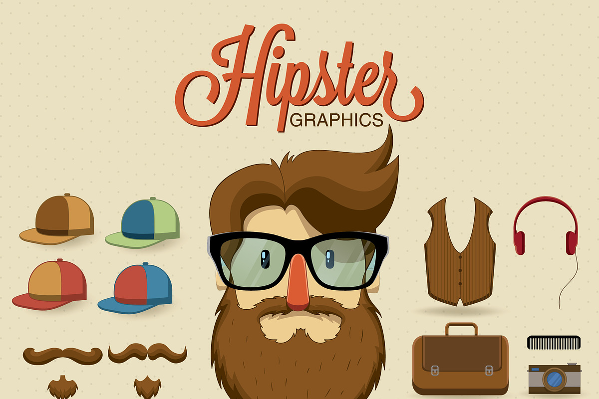 Hipster Character Designs, a Work Illustration by smithytomy (Photo 5 of 5)