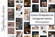40 Templates for Instagram stories, a Social Media Template by uiux_Marty (Thumbnail 1 of 7)