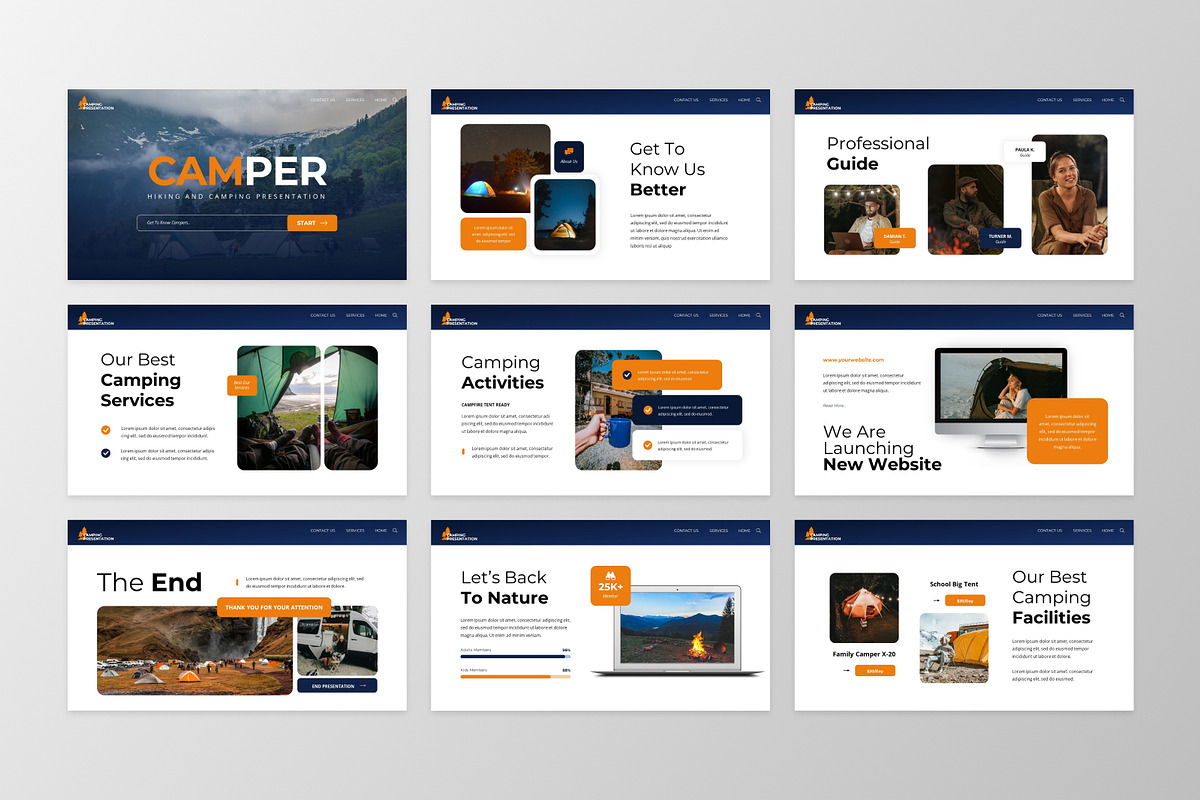 Camping - Outdoor Activity Keynote, a Presentation Template by GraphauseProject (Photo 6 of 6)