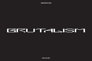 BRUTALISM TYPEFACE - ACID FONT