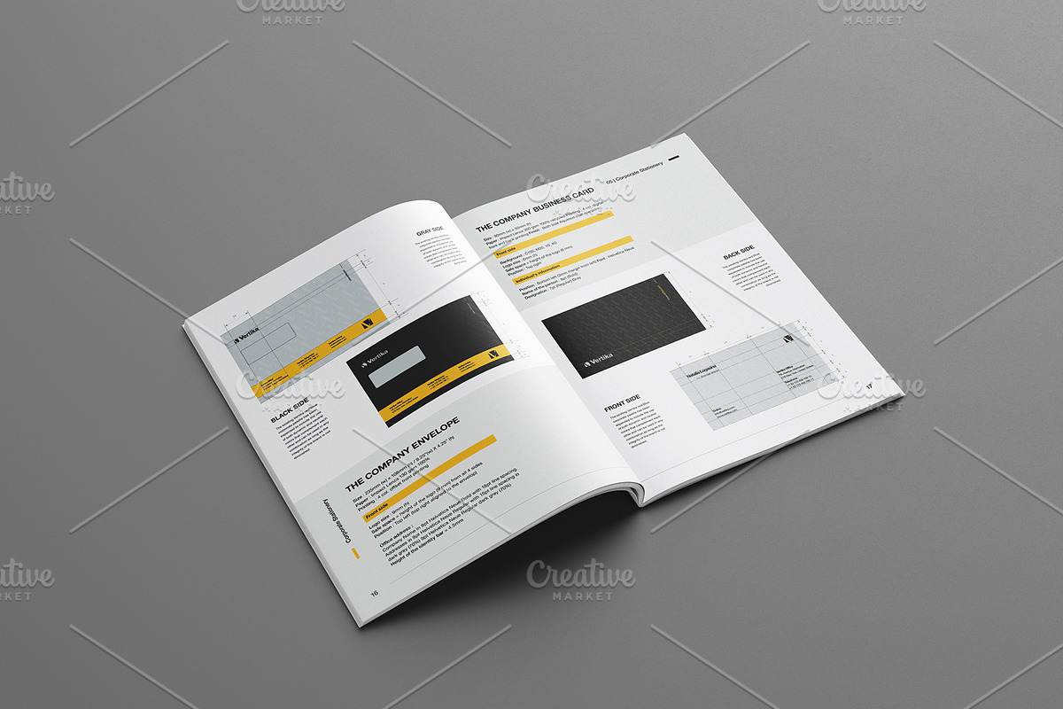 Brand Manual - REAL TEXT, a Brochure Template by Mastergfx (Photo 10 of 13)