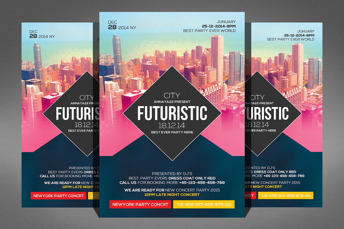 100 Party Flyer Bundle, a Flyer Template by Graphic Templates (Photo 46 of 101)