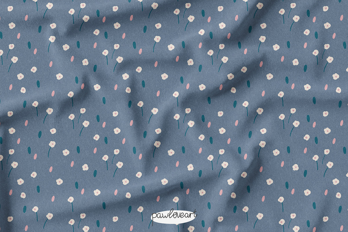Spring Flowers Collection - Patterns, a Pattern Graphic by PawLoveArt (Photo 7 of 11)